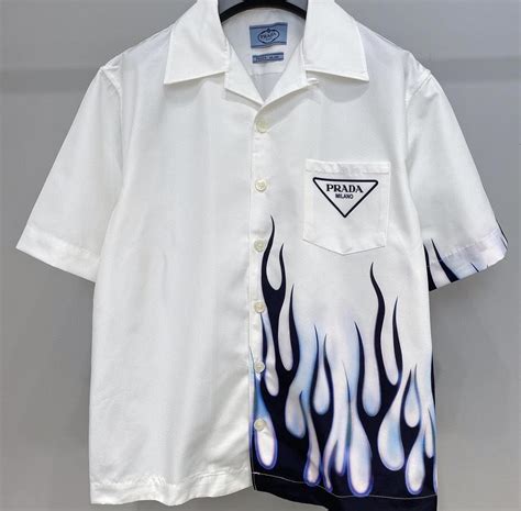 prada flame shirt